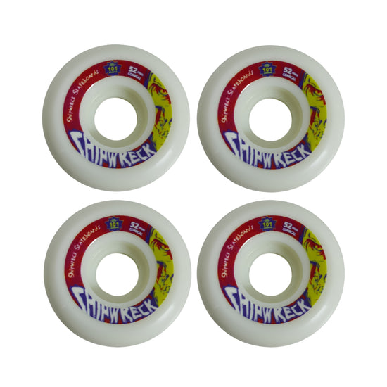 Shipwreck Green Skull 52mm Conical Wheels