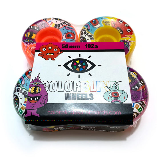 Colorblind Monster Party Wheels 54mm