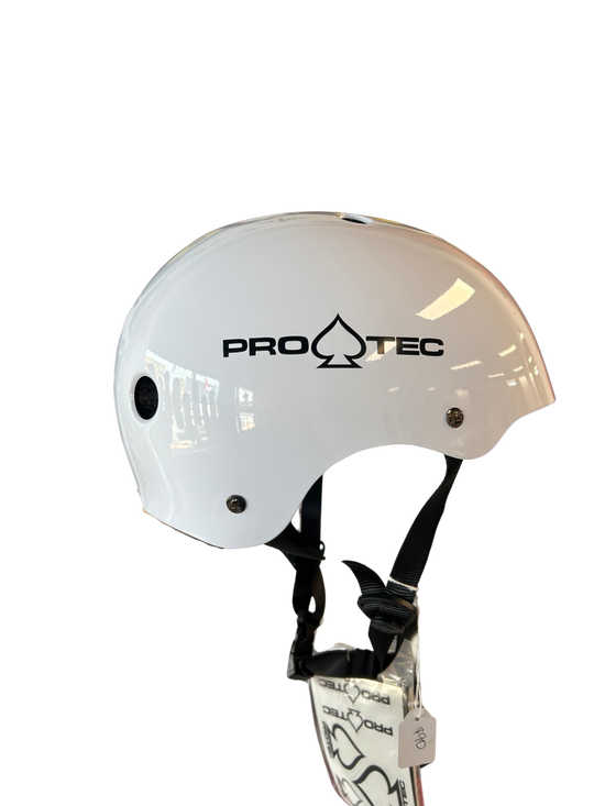 Pro-Tec Skate Helmet: Gloss White