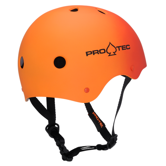 Pro-Tec Skate Helmet: Red Orange Fade