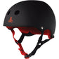 Triple 8 Skate Helmet SS Black Rubber W Red liner