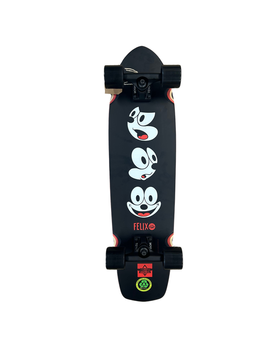 Dusters Felix Mood Black Glow In The Dark 31" Cruiser Longboard