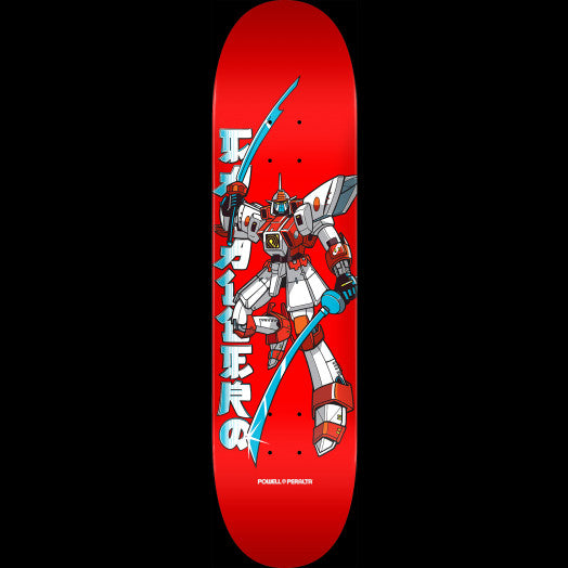 Powell Peralta Steve Caballero Gundam Skateboard Deck Red - Shape 243 - K20 8.25 X 31.95