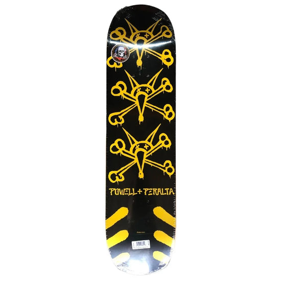 Powell Peralta Vato Rats Black Yellow 8.0 Birch Skateboard Deck