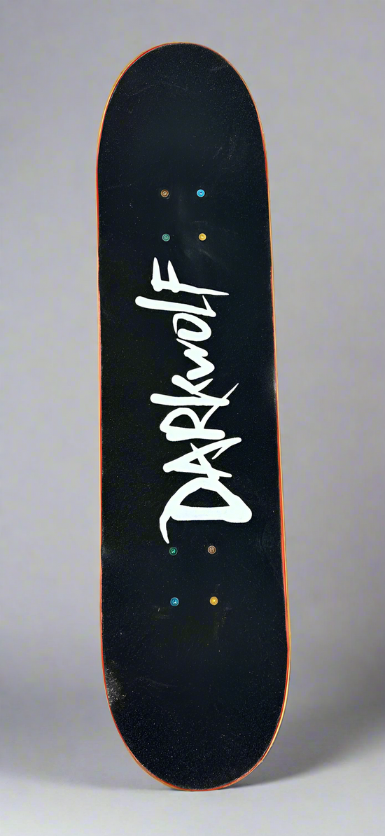 Completed Skateboard Deck- Dark Wolf