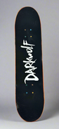 Completed Skateboard Deck- Dark Wolf