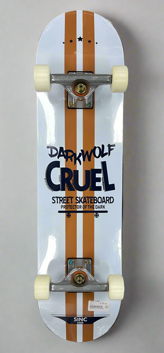 Completed Skateboard Deck- Dark Wolf
