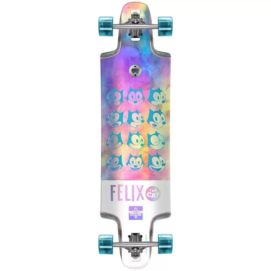 Dusters Longboard Felix Chrome Holographic Drop Through 36"